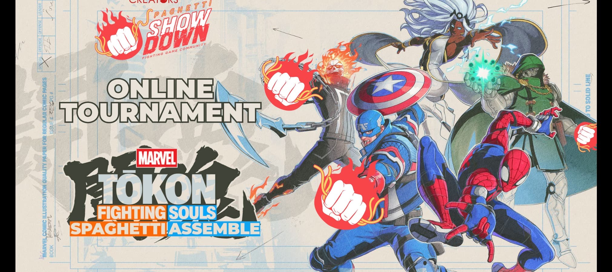 Spaghetti Assemble: Tornei di Marvel Tokon Fighting Souls